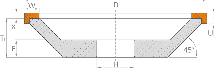 12C9 45 szerszam geometria N