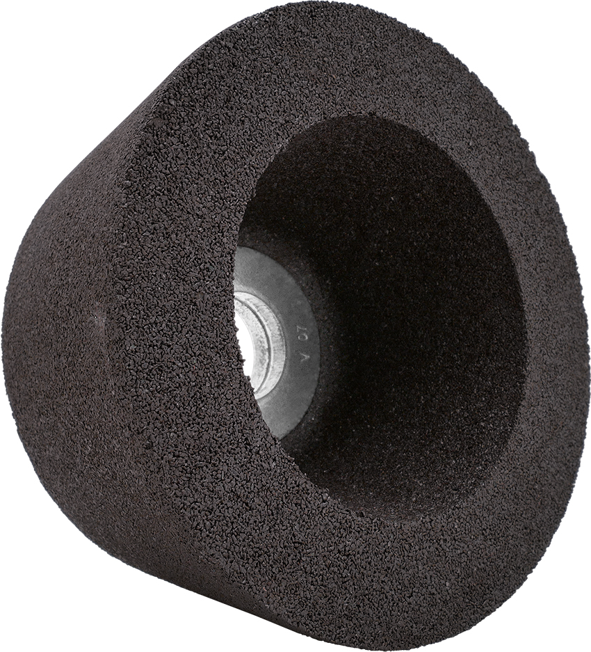 Furatbetéttel ellátott kúpos fazékkorong